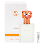 Swiss Arabian Musk 01 - Eau de Parfum - Muestra de Perfume - 2 ml